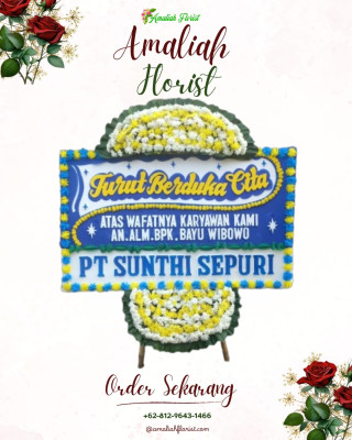 Papan Bunga Duka di Dimba