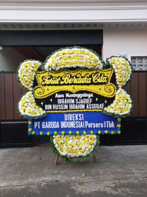 Papan Bunga Duka di Dimba